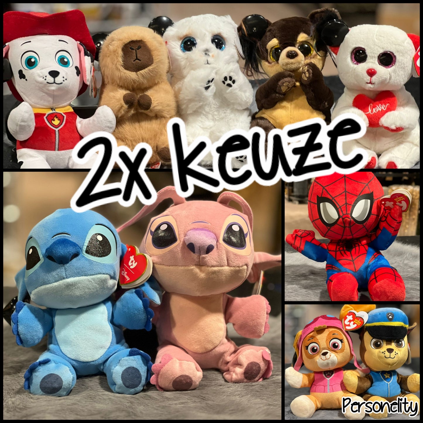 6729-♡NIEUW♡ Ty Beanie Boo knuffel 2 stuks naar keuze €17,90