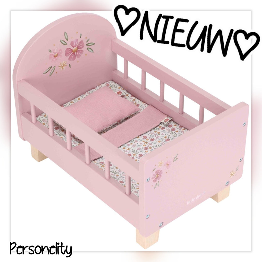 6710-♡NIEUW♡ Musthave voor de kleine poppenmama's Little Dutch Poppenbed €39,95