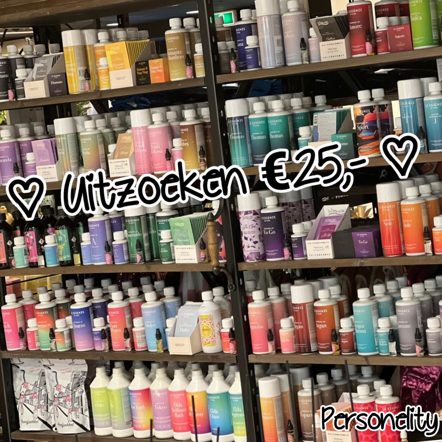 6958- Wasparfum uitzoeken voor €25,- keuze uit de gehele collectie.