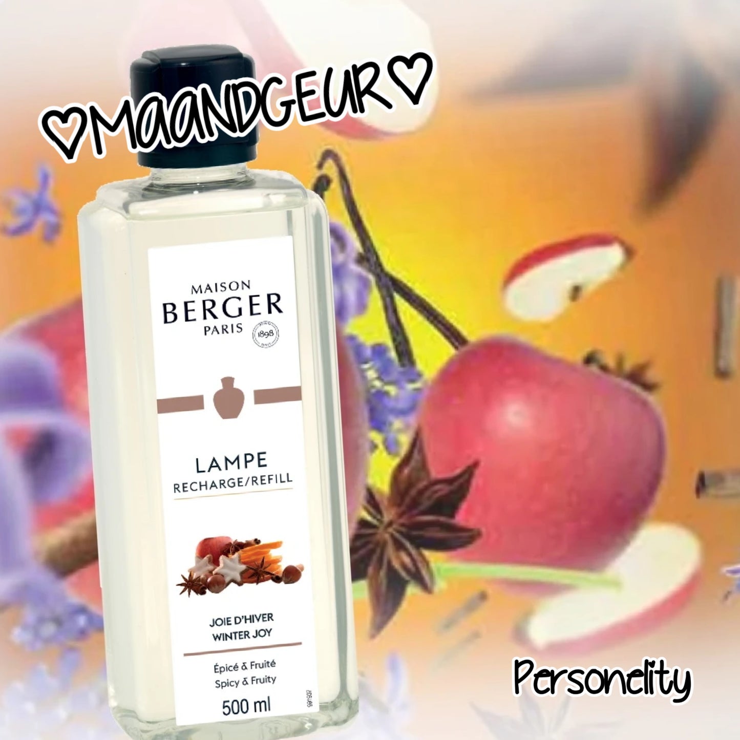 6826- ♡MAANDGEUR♡ Maison Berger Winter Joy 1L navulling brander van €29,95 voor €24,-