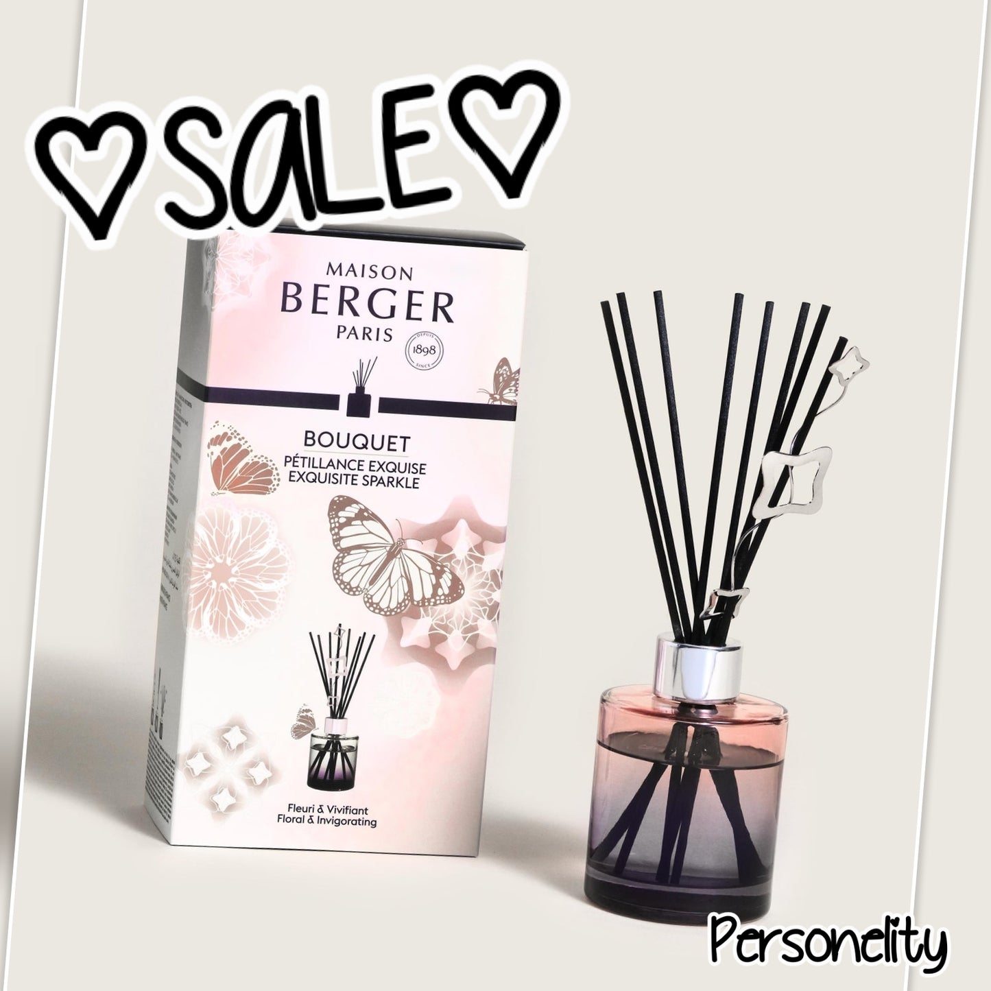 6517- ♡SALE♡ MB Lilly Rose Luxe geurstokjes van €31,95 nu voor €20,-