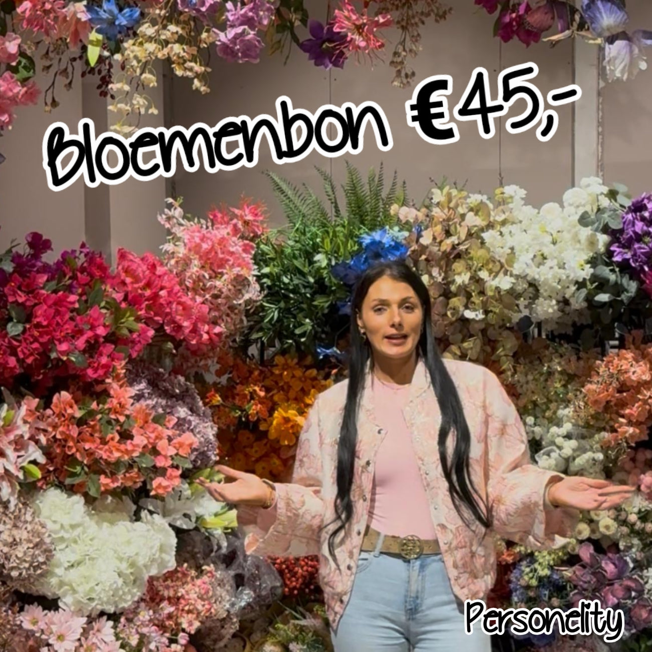 7153- Kom gezellig met Cindy bloemetjes plukken en creëer uw eigen favoriete bos bloemen. twv €45,-