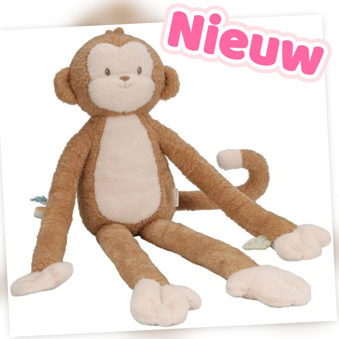 7401- ♡NIEUW♡ Little Dutch Safari Friends Knuffel Aap XL €30,- Ophalen in Schiedam of in overleg in Maassluis