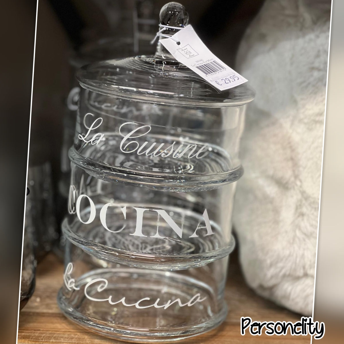 6578-♡NIEUWE COLLECTIE ♡ Rivièra Maison triple jar €29,95