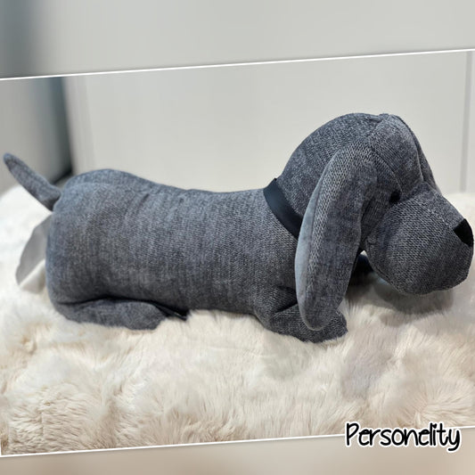 6627- ♡NIEUW♡ Deurstopper Hond antraciet €16,95