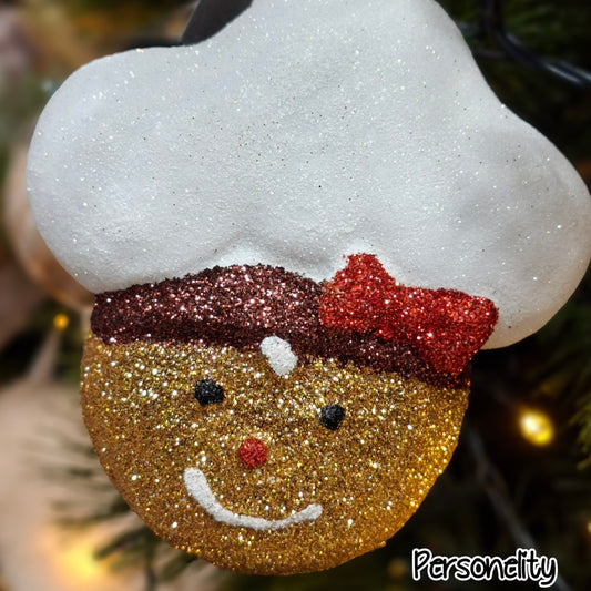 6675- 2x Kersthanger Gingerbread Cookie €10,-