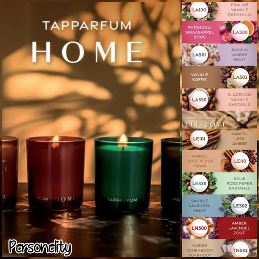 6714- ♡PRE-ORDER♡ Onderweg naar de winkel, geurkaarsen van ons bekende merk Tapparfum. Maak een keuze uit 1 van de heerlijke geuren twv €25,-
