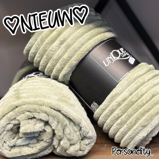 6546-♡NIEUW♡ Plaid licht groen €15,95