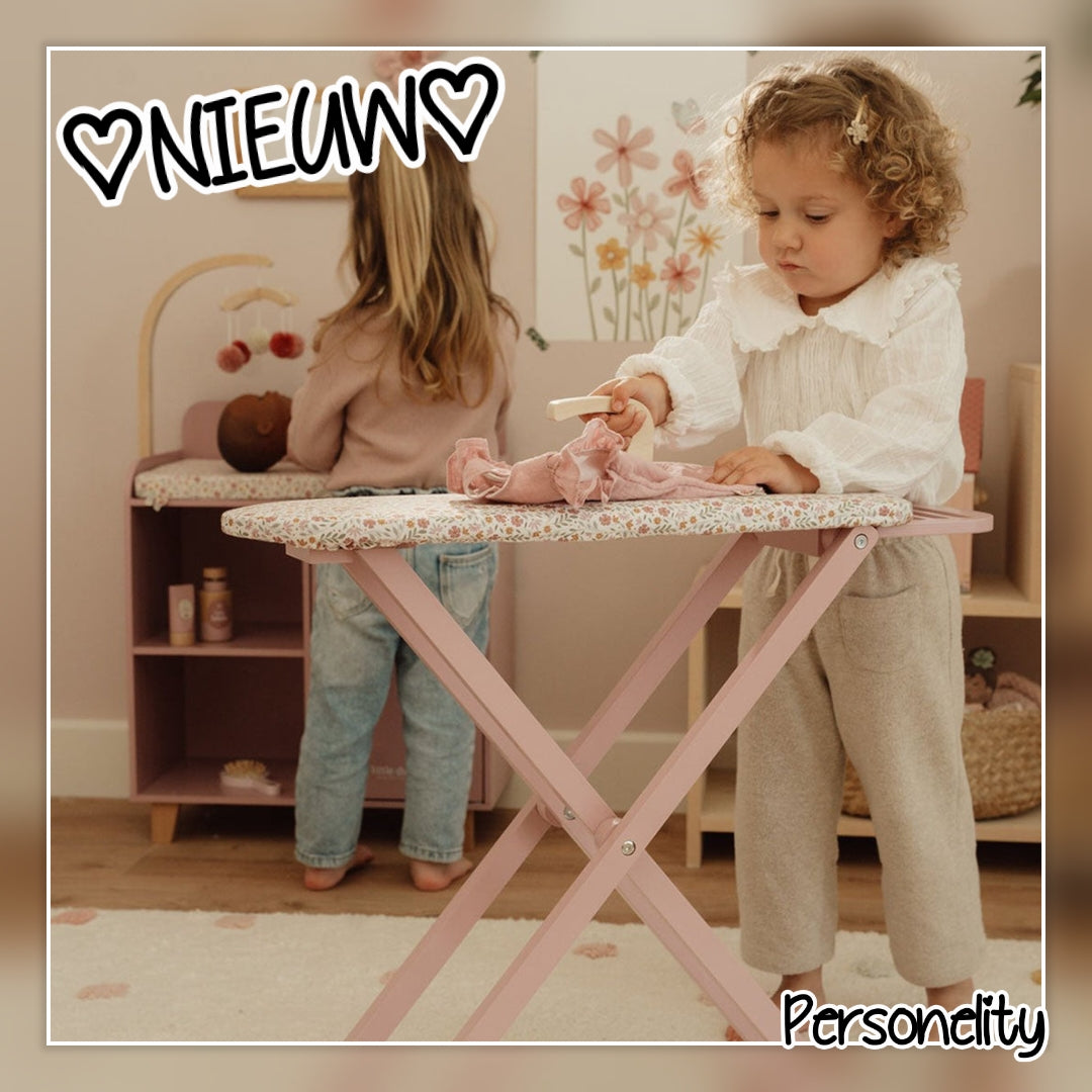 6795- ♡NIEUW♡ Little Dutch houten Strijkplank met Strijkijzer €39,95
