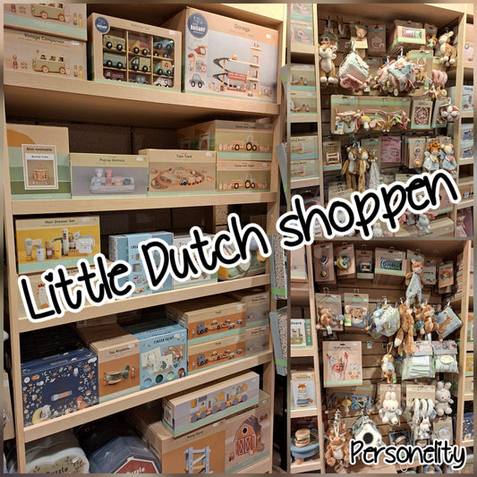 6732- Little Dutch shoppen, kom voor €40,- een keuze maken uit ons gigantisch assortiment van Little Dutch. Na verloten graag binnen 3 weken uitzoeken.