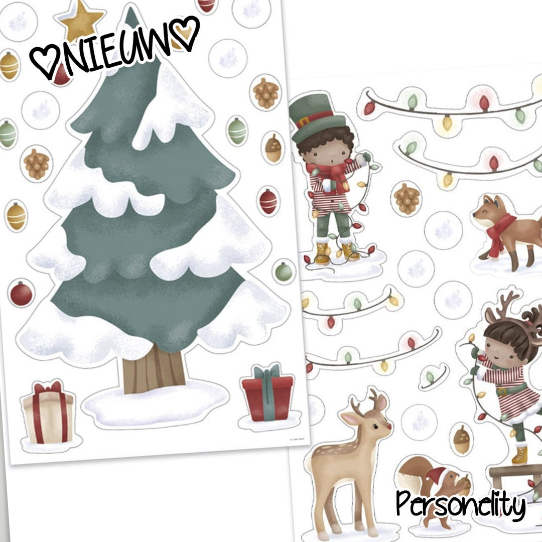 6723- ♡NIEUW♡ Little Dutch Raamstickers. 2 grote vellen €8,95