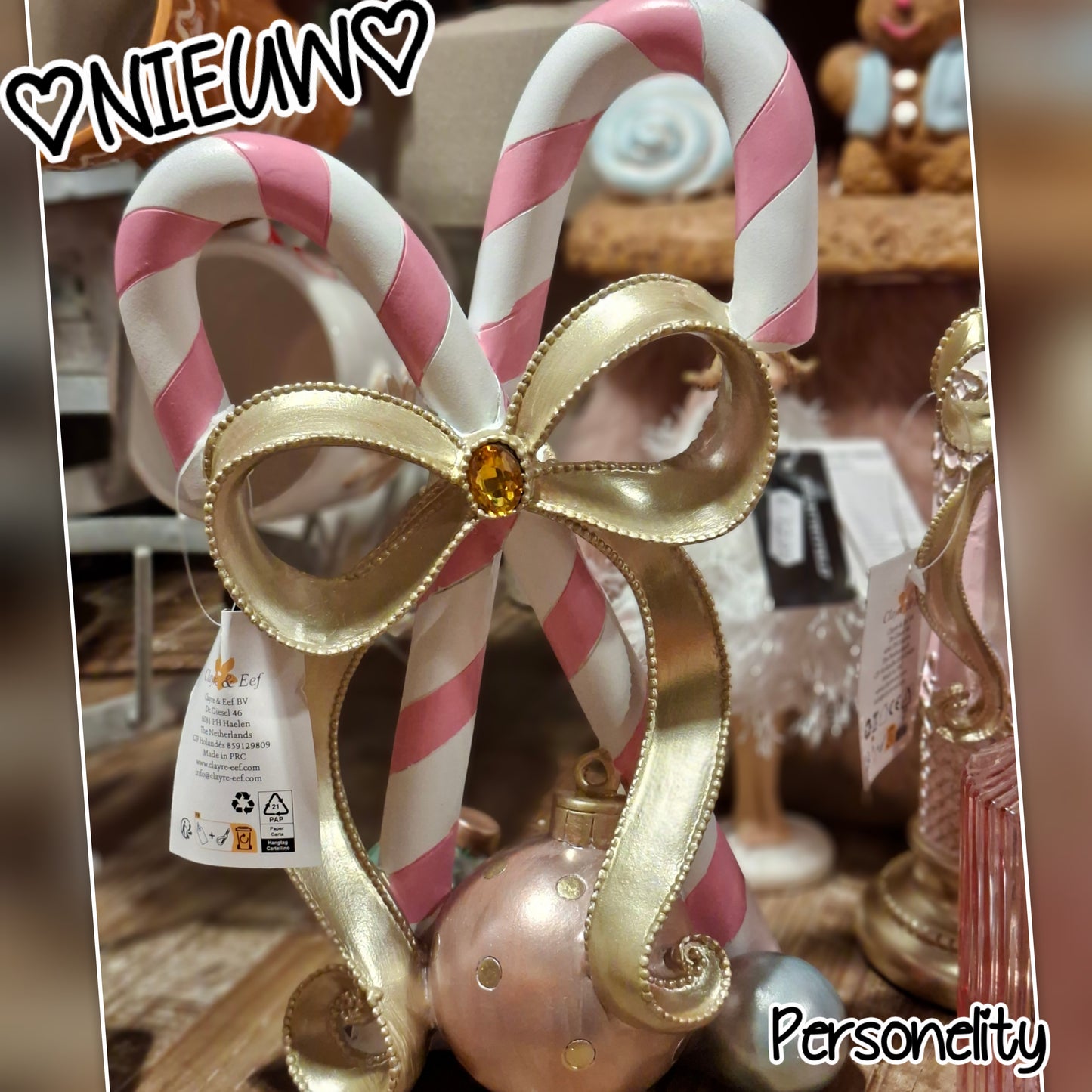 6743- ♡NIEUW♡ Kerst Statue €49,95