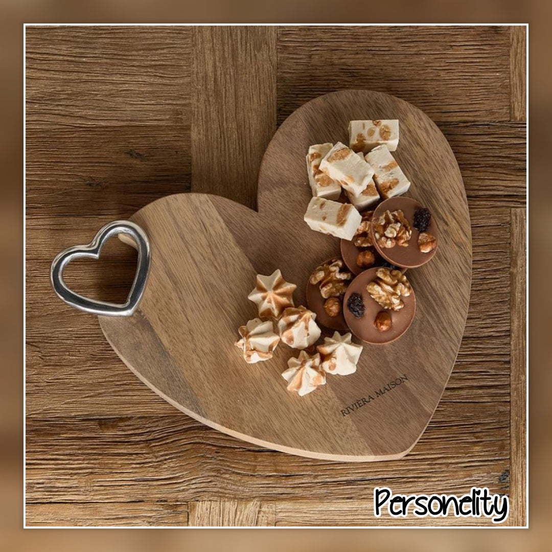 6859- ♡NIEUW BINNEN♡ RM Lovely Heart Chopping Board €20,-