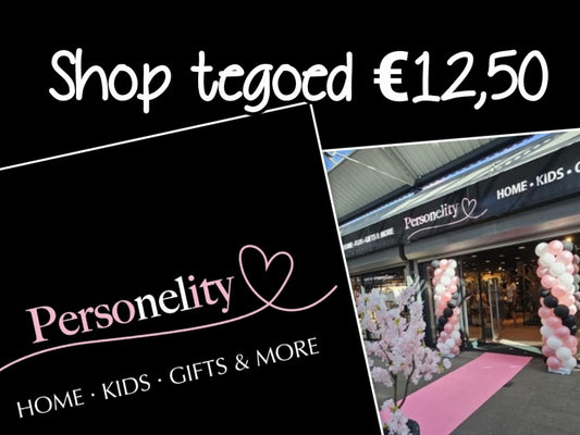 6462- ♡SHOPPEN♡ Cadeaubon €12,50,- binnen 3 weken besteden.