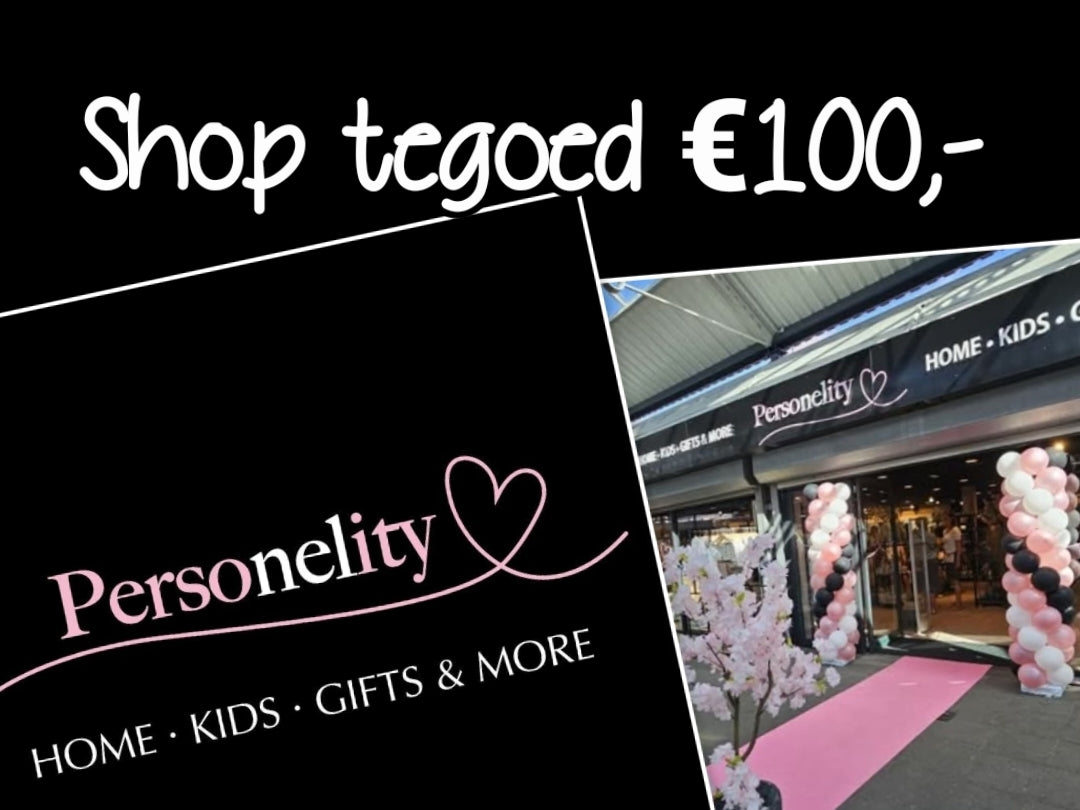 6703- Win een Cadeaubon van €100,- en kom gezellig " Kerst "  shoppen in de winkel. Na verloting graag binnen 3 weken besteden.