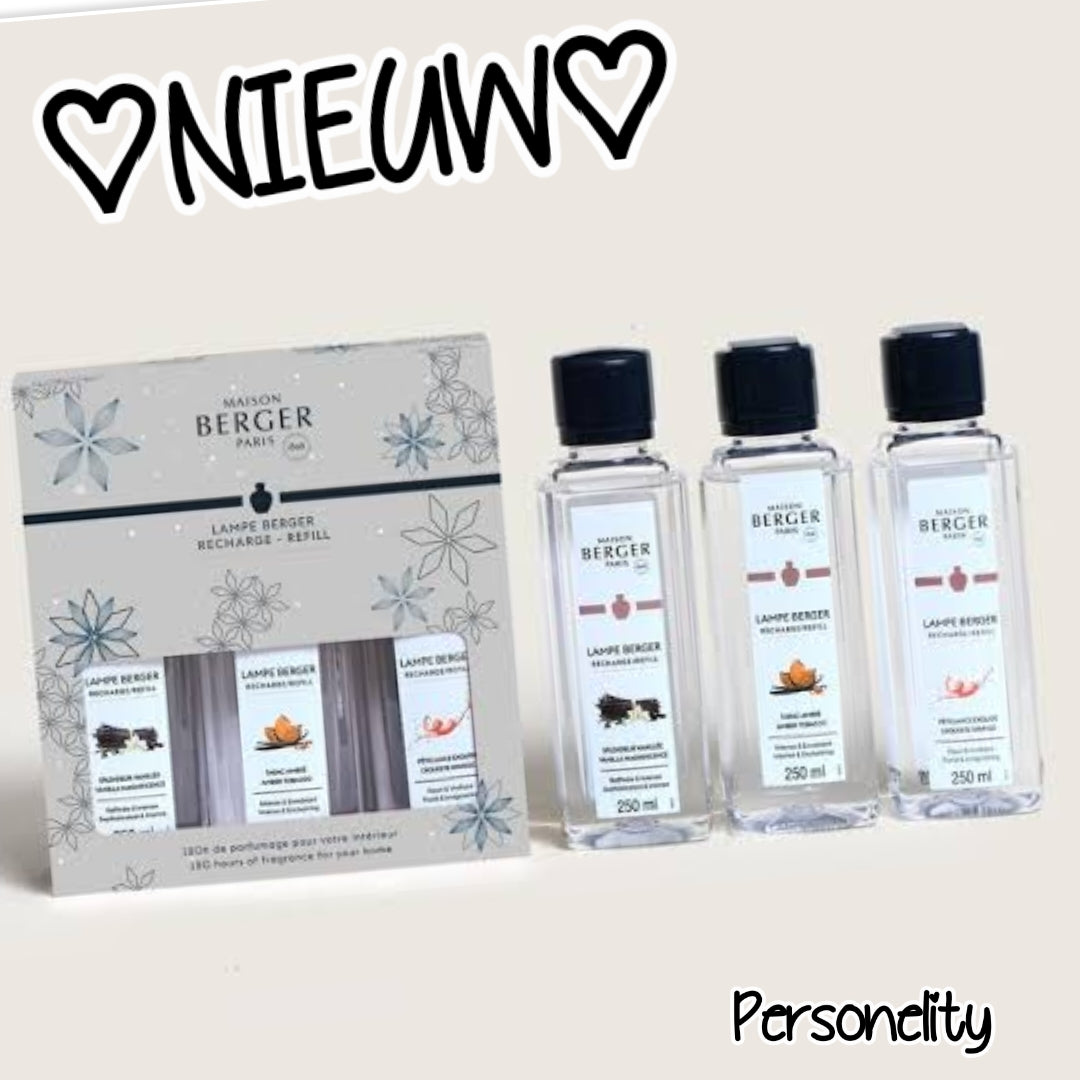 6455- ♡NIEUW♡MB Triopack Rosalie 3x 250ml navulling brander €19,95