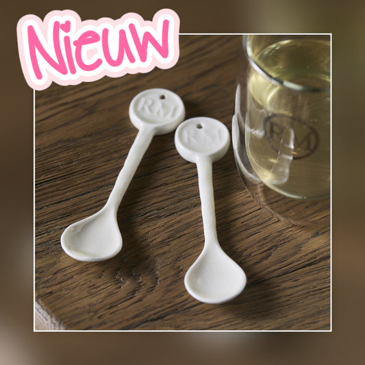 7451-♡NIEUW♡ Riviera Maison - Portofino Spoons 2 pieces white €13,- Ophalen in Schiedam of in overleg in Maassluis