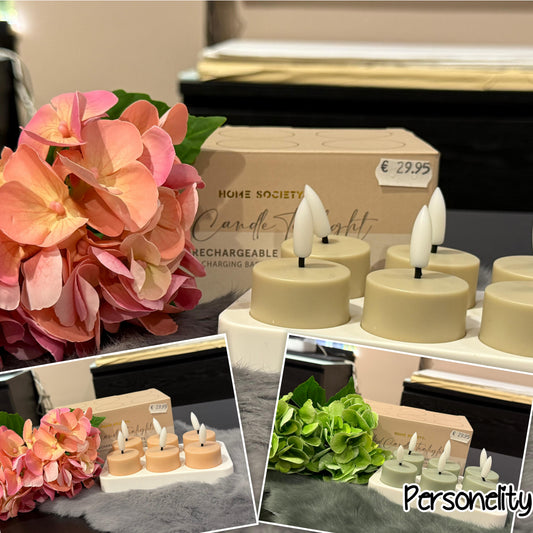 7095- ♡NIEUW♡ Oplaadbare Led waxinelichtjes twv €30,-  Kleur naar keuze. Uitzoeken in Maassluis
