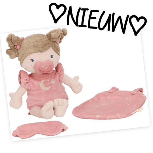 7302-  ♡NIEUW♡ Little Dutch Knuffelpop Rosa – 40 cm €35,- Ophalen in Schiedam of in overleg in Maassluis