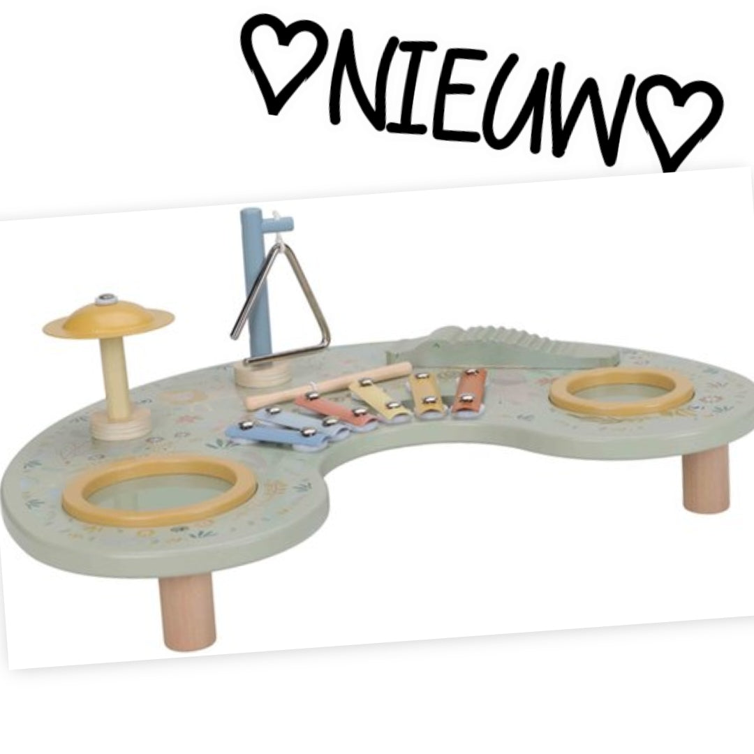 7303-  ♡NIEUW♡ Little Dutch Muziektafel - Safari Friends €30,- Ophalen in Schiedam of in overleg in Maassluis