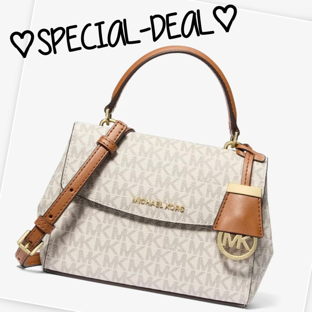 7326- ♡SPECIAL-DEAL♡ GEWELDIGE Michael Kors Crossbody Tas met logo twv €250,-  Ophalen in Schiedam of in overleg in Maassluis