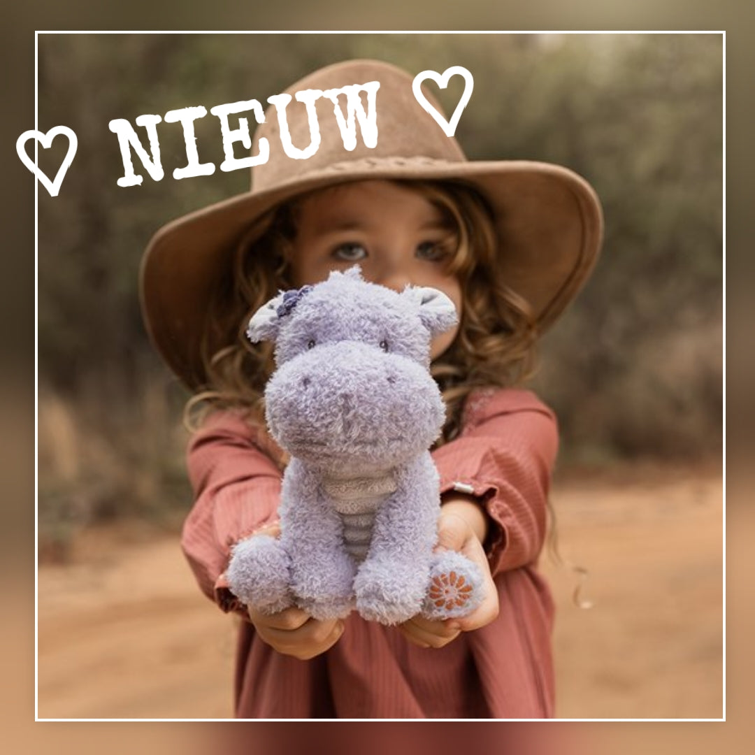 7336-  ♡NIEUW♡ Little Dutch Safari Friends Knuffel Nijlpaard 17cm €11,-  Ophalen in Schiedam of in overleg in Maassluis