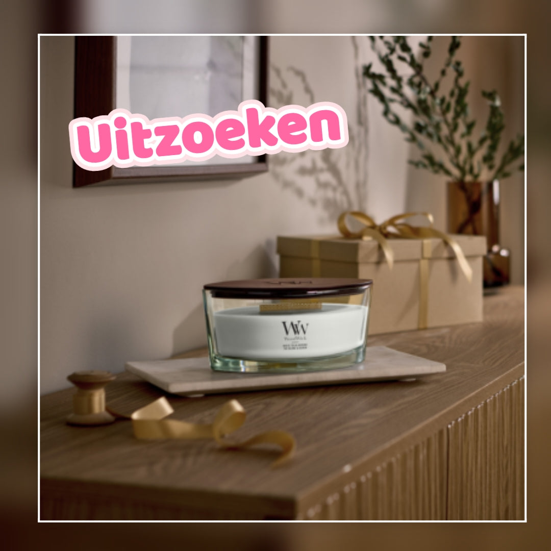 7382- ♡ELLIPSE naar KEUZE♡ Kom in de winkel een Woodwick ELLIPSE uitzoeken twv €42,-  Uitzoeken in Schiedam of na overleg in Maassluis