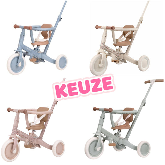 7385- ♡KEUZE♡ Little Dutch 4-in-1 Driewieler / Loopfiets naar keuze twv €110,- Uitzoeken in Schiedam of in overleg in Maassluis
